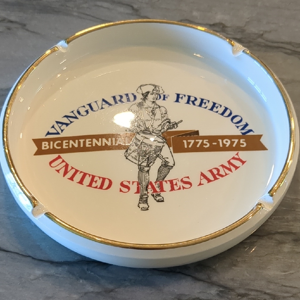 United States Army Bicentennial Ashtray